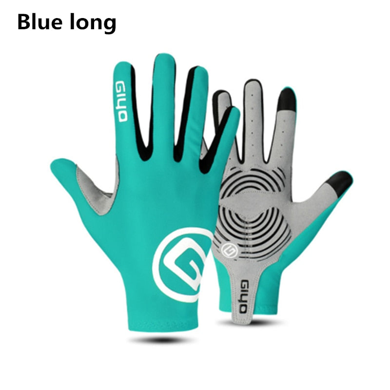 Giyo Gloves Cycling Full Finger Gloves Anti-slip Long Finger MTB Glove