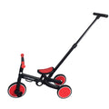 4 in 1  Baby Tricycle Sturdy Detachable  Bicycle with Push Handle Multifunctional Toddler Balance Bike For 1-4 Years Old