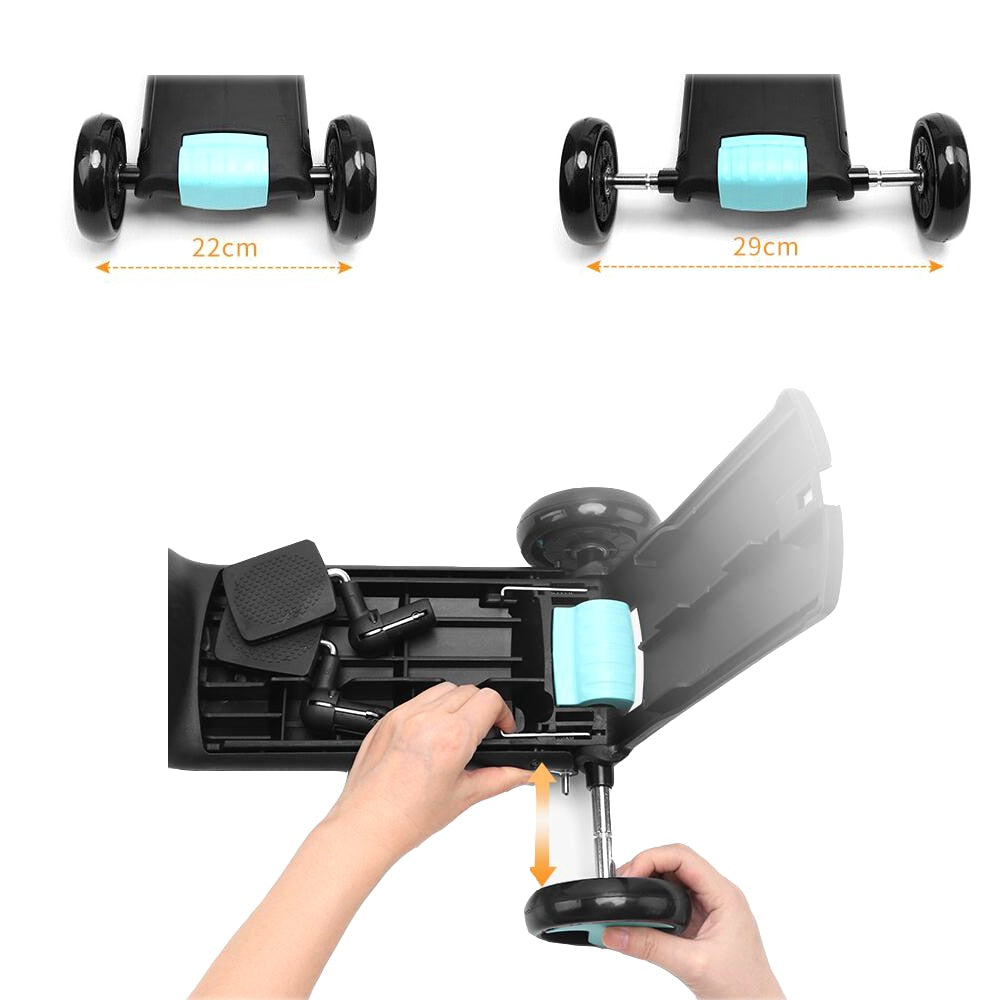 Nadel Scooter 3-in-1 Versatile Sliding Scooter,  Three purpose Tricycle