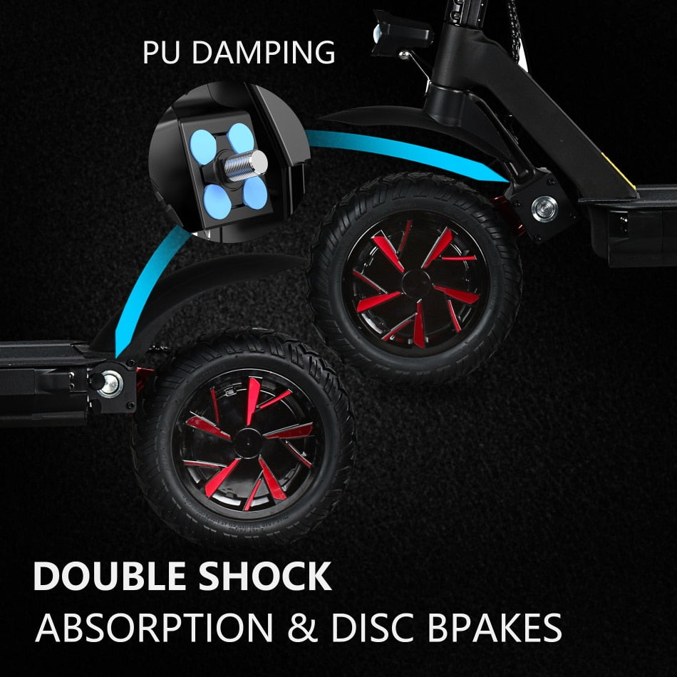 HALO KNIGHT T104 Adult Electric Scooter 2400W Dual Motor Powerful 65KM/H