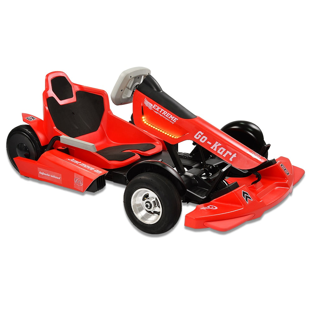 Kids Electric Drift Go-Kart - 4-Wheel Battery-Powered Ride-on Toy