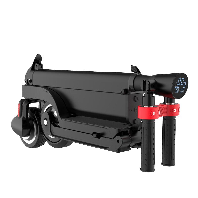 X6 Electric Scooter with 36V/5Ah Removable Battery 250W Motor Foldable Frame - Max Speed 25km/h Mileage 15-20Km Dual Lights