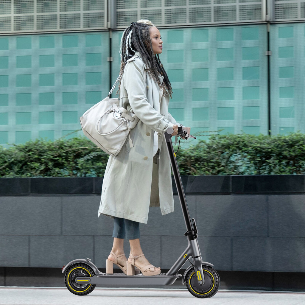 LADPED LPMAX 10" tires Folding Electric Scooter 22MPH Max Speed 500W 14.5AH 28Miles Long Range Dual Shock Absorber EScooter